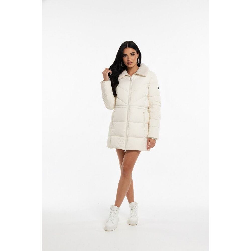 DKNY white Puffer Coat size XXL